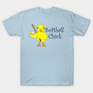 Softball Chick Narrow T-Shirt